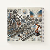 Gears, Robotics & Technical Charts Design ノートブック (裏面)