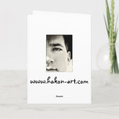 Gearwheelのクリスマスツリーの挨拶状 シーズンカード (裏面)