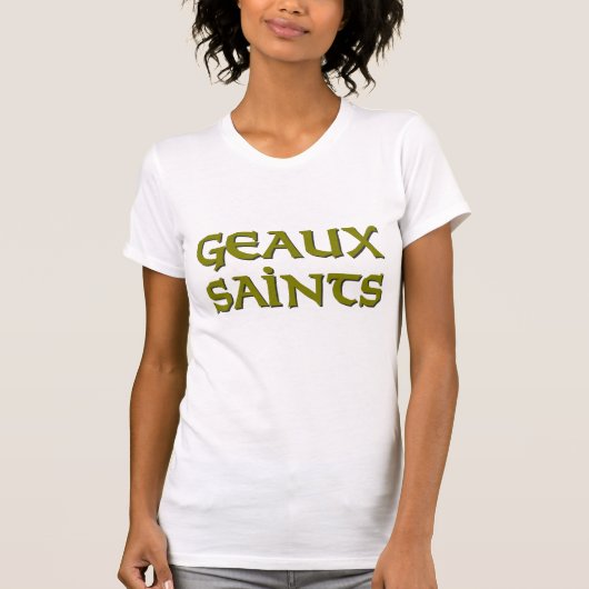 Geauxの聖者 Tシャツ (正面)
