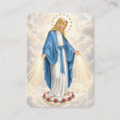 Gebedskaart Maria Wonderdadige Medaille Italiaans 名刺 (正面)