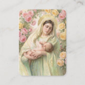 Gebedskaartje Madonna Met Kind Engels 名刺 (正面)