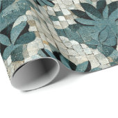 Geblümtes Steinmosaik ラッピングペーパー (ロールコーナー)