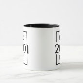 Geburtsjahr 2001 Tasse マグカップ (中央)