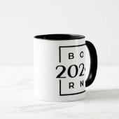 Geburtsjahr 2024 Tasse マグカップ (正面右)