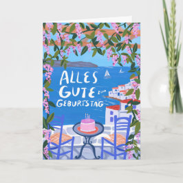 Geburtstag Alles Gute Geburtstagskarte mit Blick  カード