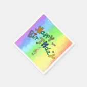 Geburtstags  スタンダードカクテルナプキン (角)