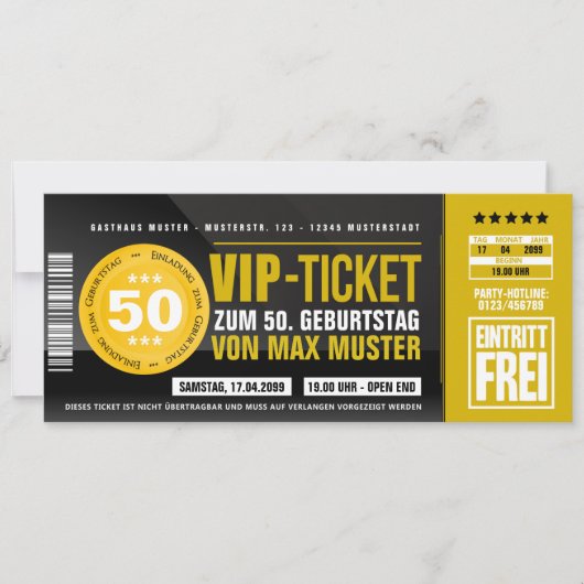 Geburtstagseinladungskarten Einladungen Geburtstag 招待状 (正面)