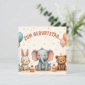 Geburtstagsfreude mit tierischen Freunden (スタンド正面)