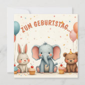 Geburtstagsfreude mit tierischen Freunden (正面)