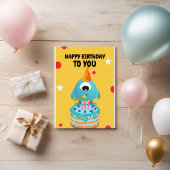 Geburtstagskarte "Bunte Eule" ❤️️