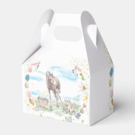 Gechenkverpackung Ostermotiv mit Pferd und Hase フェイバーボックス