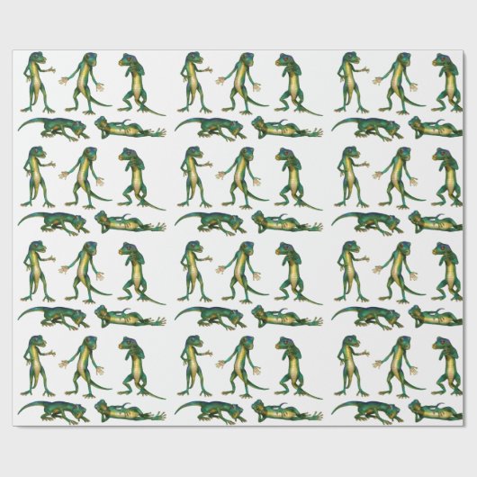 Geckoおもしろいギフトラップ任意の大事な行事 ラッピングペーパー (フラット)