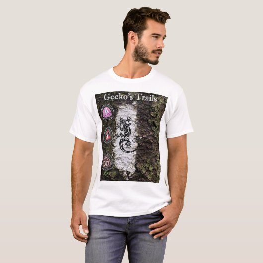 GeckoのトレイルのロゴTシャツ Tシャツ (正面フル)