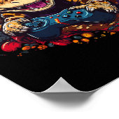 Geckoの遊ビデオゲームリザード&amp; Reptiles Gam ポスター (角)