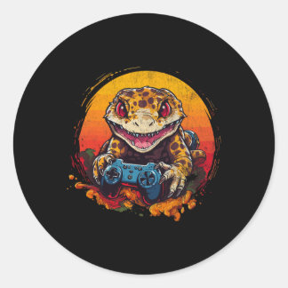 Geckoの遊ビデオゲームリザード& Reptiles Gam ラウンドシール