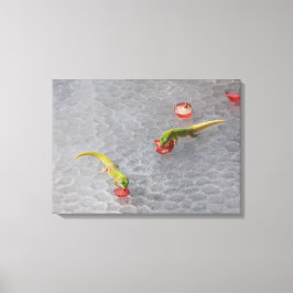 Geckoカクテルアワー2ピースキャンバスセット キャンバスプリント