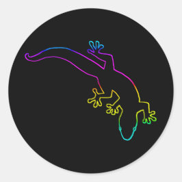 GECKOカラー数々のアウトライン ラウンドシール