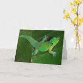 Geckoクルージングアットナイト カード (黄色い花)