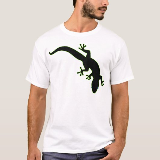 GECKOグリーンアウトライン Tシャツ (正面)