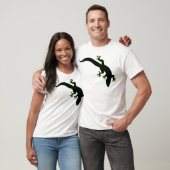 GECKOグリーンアウトライン Tシャツ (ユニセックス)