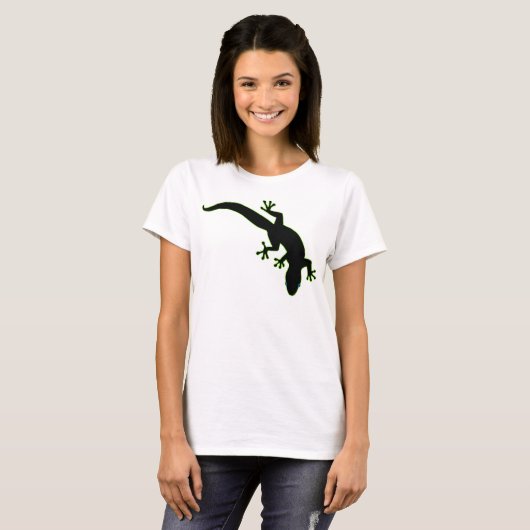 GECKOグリーンアウトライン Tシャツ (正面フル)