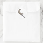 Geckoスタンプ01 ラウンドシール (バッグ)