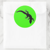 GECKOホワイトアウトライン ラウンドシール (バッグ)