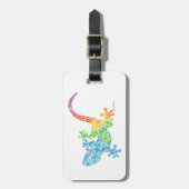 Geckoラゲッジタグをゴーディ ラゲッジタグ (正面縦)