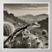 Gecko – アーカイバルアートプリント ポスター (正面)