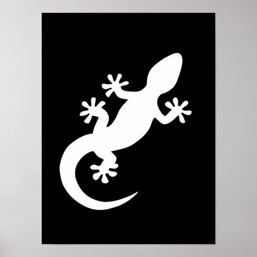 gecko blanc ポスター (正面)
