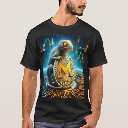 Gecko Guardian of Monero Tシャツ (正面)