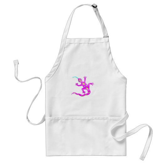 Gecko inピンク2 スタンダードエプロン (正面)