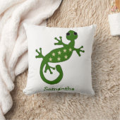 Gecko Lizard Design Personalised クッション (ブランケット)