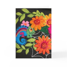 Gecko Lizard Stitched Felt Beads Sequins