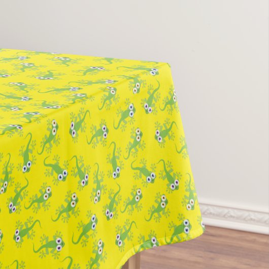 Gecko Lizards誕生日パーティーかわいいキッズテーブルクロス テーブルクロス (インサイチュ)