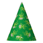 Gecko Lizards誕生日パーティーかわいい子供たちパーティー帽子 パーティーハット (左)