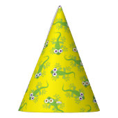 Gecko Lizards誕生日パーティーかわいい子供たちパーティー帽子 パーティーハット (左)