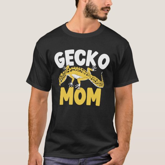 Gecko Mom Reptile Leopard Gecko  Lizard  1 Tシャツ (正面)