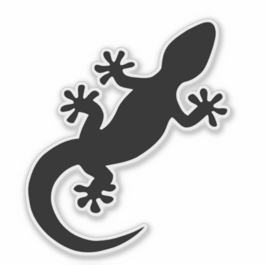 Gecko noir シール (正面)