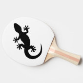 Gecko noir et blanc 卓球ラケット (横)