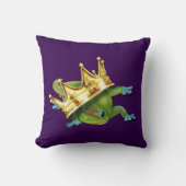 Gecko with crown  クッション (正面)