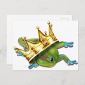 Gecko with crown ポストカード (正面/裏面)