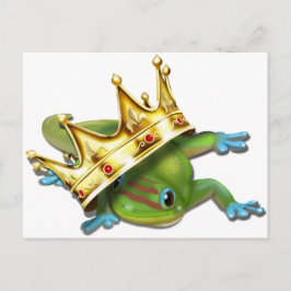 Gecko with crown ポストカード