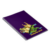 Gecko with crown—Proverbs  ノートブック (右側)