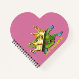 Gecko with crown—Proverbs  ノートブック