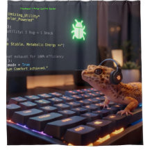 GeckoDev オリジナル サイバーパンク プログラマー シャワー