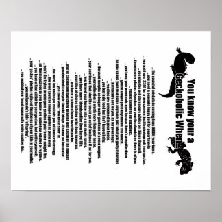 Geckoholicポスター ポスター