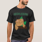 Geckolicious  Saying Cute Lizard Crested Gecko Tシャツ (正面)