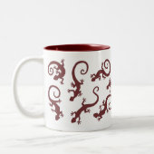 geckos_burgandy_mug ツートーンマグカップ (左)