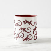 geckos_burgandy_mug ツートーンマグカップ (中央)